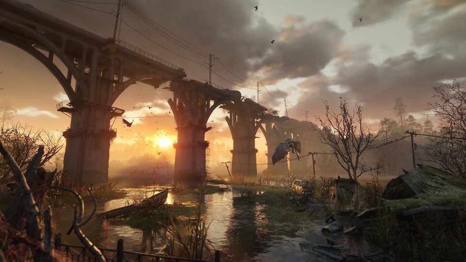 Metro 2039: offizieller 4K-Screenshot: 'Wilderness' <br><br>Zu Beginn werden Sie in der Rolle des 'The Strangers' aus dem wilden Umland hinab in die düsteren Gänge der Metro steigen. Es wird demnach auch wieder zumindest einige Außenareale geben.