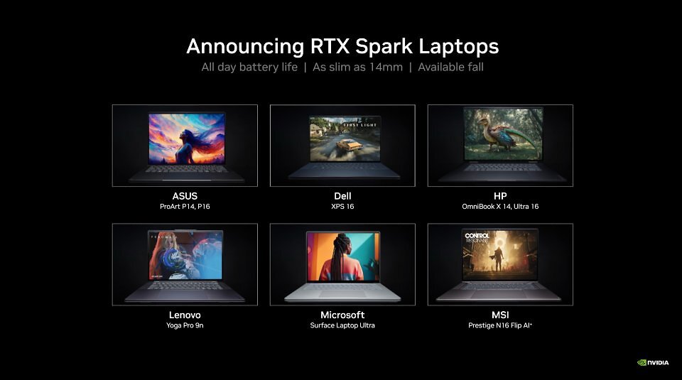 Gaming-Notebooks mit Nvidia RTX Spark Superchip wie das Dell XPS 16 sollen Spieler direkt adressieren.