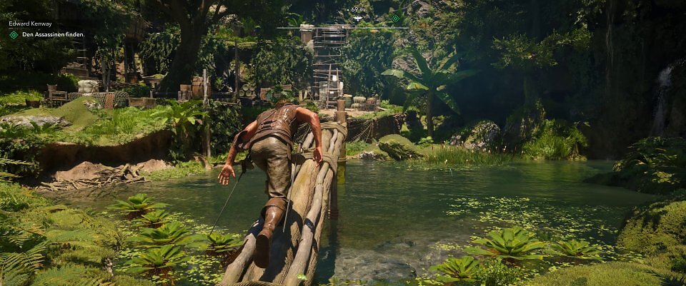 Die Umgebungen wurden für Black Flag Resynced neu gestaltet, mit neuen Parkourelementen und zusätzlichen Pfaden ausgestattet, um den Spielfluss zu verbessern und obendrein mehr spielerische Freiheiten zu gewähren. Sehr auffällig ist dies bereits in der Tutorial-Mission.