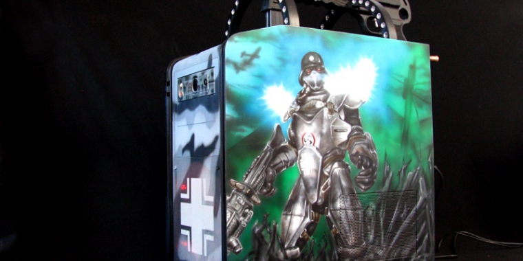 NZXT Panzerbox: Wolfenstein-Casemod im Youtube-Video (1)