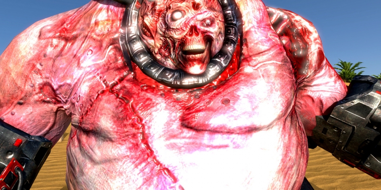 Serious Sam 3 ist eines der grafisch besten DX9-Spiele und bietet im Menü eine Supersampling-Option an ... seit dem letzten Patch scheint diese jedoch (leider) defekt zu sein