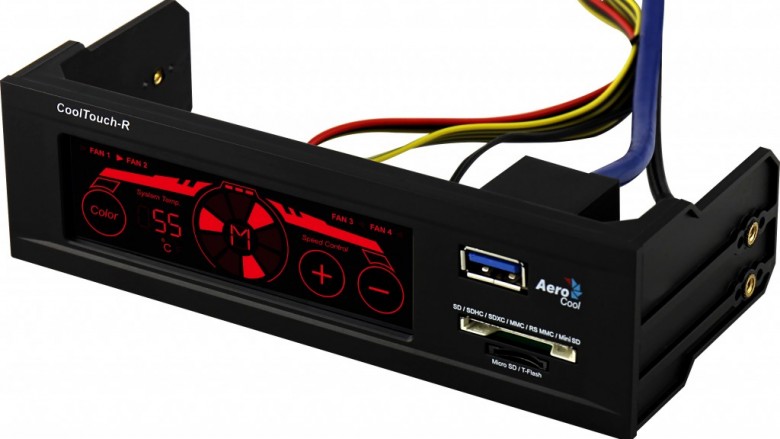 Neue Touch-Lüftersteuerung von Aerocool präsentiert