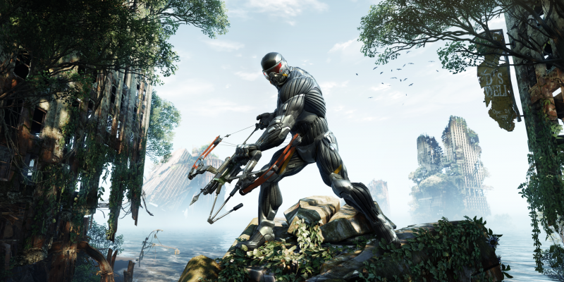 Geforce RTX 3090: Spielerin zockt Crysis 3 über den Videospeicher