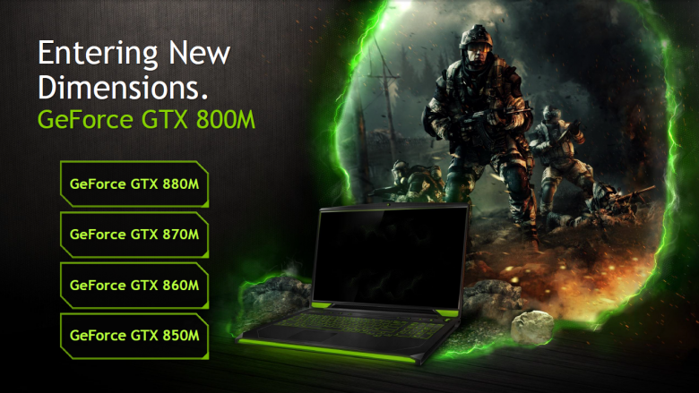 Nvidia Geforce GTX 800M: GTX 880M und GTX 870M als Kepler-High-End sowie GTX 860M und GTX 850M als Maxwell-Mittelklasse (Spezifikationen folgen möglichst bald)
