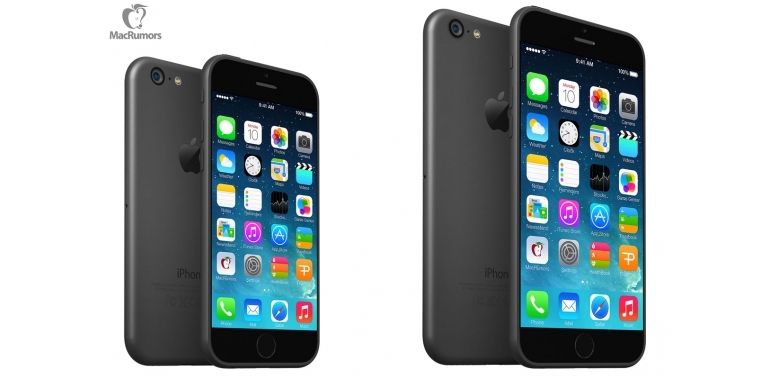 iPhone 6: Release des 4,7-Zoll-Modells angeblich im September, Phablet frühestens zu Weihnachten - im Bild: eine inoffizielle Designstudie auf Gerüchtebasis
