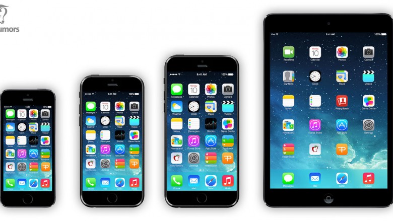 iPhone 6: Renderbilder anhand von Blaupausen erstellt - iPhone 5S (4 Zoll), iPhone 6 (4,7 Zoll), iPhone 6 (5,7 Zoll), iPad Mini (7,9 Zoll)