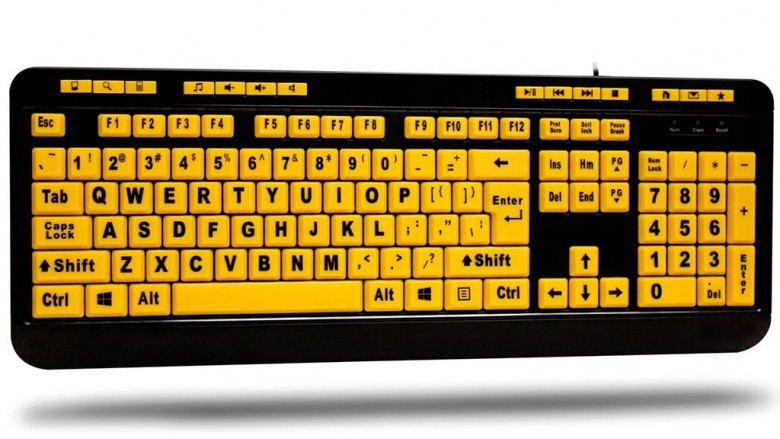 Adesso mit neuer EasyTouch 132 Tastatur - Tastenaufdruck vierfach vergrößert (2)