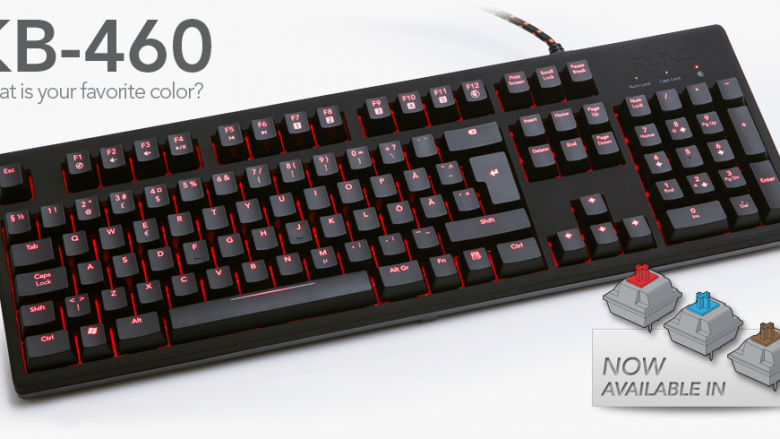 Mechanische Func KB-460 mit alternativen Cherry-Schaltern