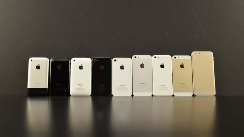 Fotovergleich: angebliches iPhone 6 mit allen Vorgängergeräten verglichen (1)