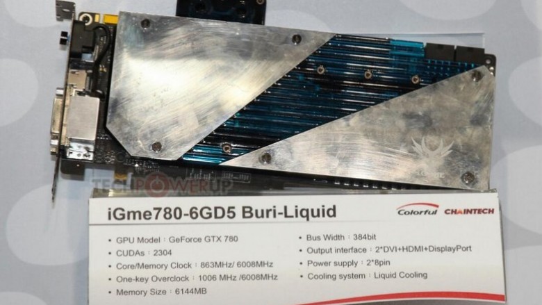 Computex-Karten von Colorful: GTX 780 Ti iGame Kudan und GTX 780 Buri-Liquid 6 GiB (1)