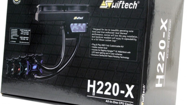 Komplettwasserkühlung: Swiftech H220-X vorgestellt