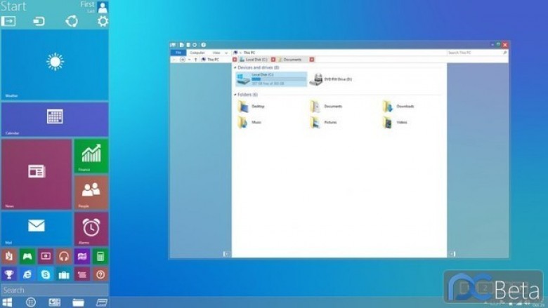 Windows 9: Angebliche Screenshots zeigen neues Startmenü - Metro UI fliegt raus, Direct X 12-Unterstützung wahrscheinlich