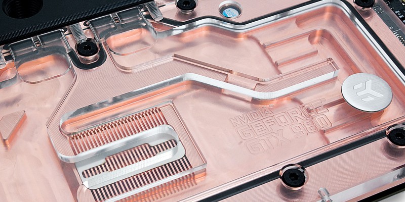 Geforce GTX 980: EK Water Blocks veröffentlicht Wasserkühler mit Strömungsteilung