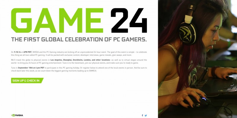 Nvidia Game24: 24-Stunden-Veranstaltung zu Ehren des PC-Gamings gestartet 