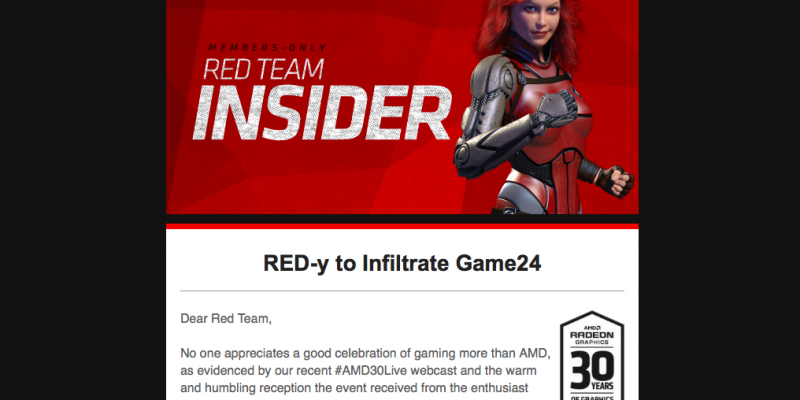 Game24: AMD-Fans sollen Nvidia-Veranstaltung infiltrieren und lustige Selfies schießen