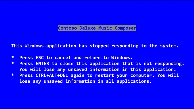 Windows Bluescreen Light: Strg+Alt+Entf-Dialog kam von Ballmer persönlich