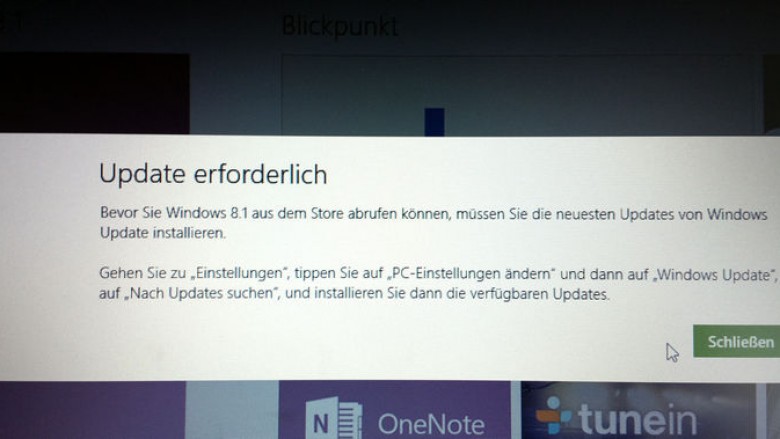 Windows 8: Nutzererfahrung ausbaufähig.