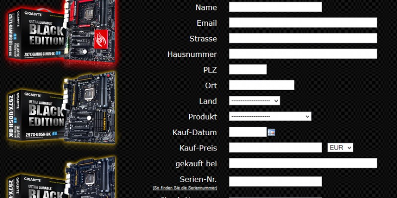 Gigabyte startet Aufrüstprogramm für Black Edition-Mainboards