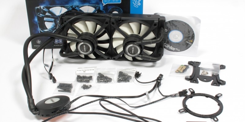 Antec Kühler H2O 1250: Verpackungsinhalt