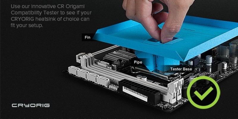 Bastelstunde bei Cryorig: Mit Papiermodell die CPU-Kühler-Kompatibilität überprüfen