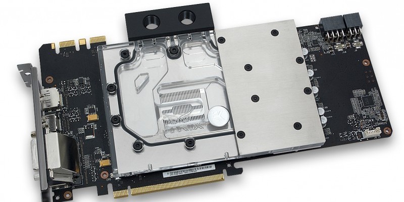 EK-FC970 GTX Strix - Nickel montiert