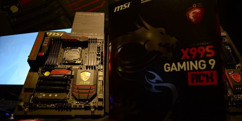 MSI X99S Gaming 9 ACK: High-End-Mainboard mit Killer-WLAN und Streaming-Engine (1)
