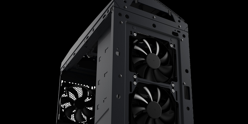 NZXT Noctis 450 schwarz