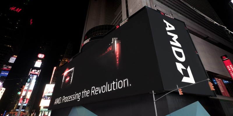 Fiji über New York: AMD beleuchtet Times Square mit riesigem Display an drei Firepro-Karten