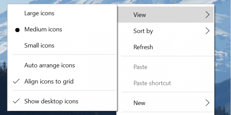 Windows 10 erhält neue, größere Kontext-Menüs.