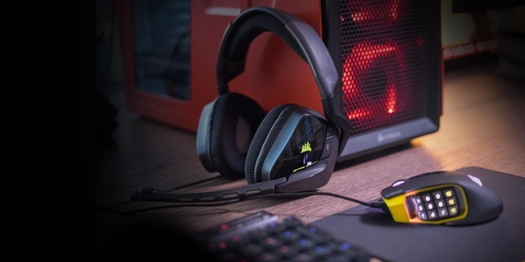 Corsair bietet neue Headsets und eine neue Gaming-Maus an.