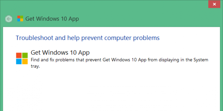 Windows 10: Troubleshooter für fehlenden Upgrade-Hinweis veröffentlicht