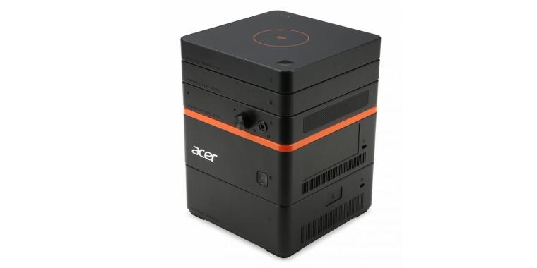 Acer Revo Build: Mini-PC lässt sich per Magneten um Module erweitern (2)