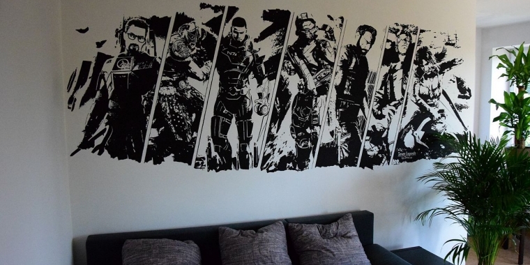 Wall of Heroes: Lara Croft, Max Payne & Co. als Wandbemalung (22)