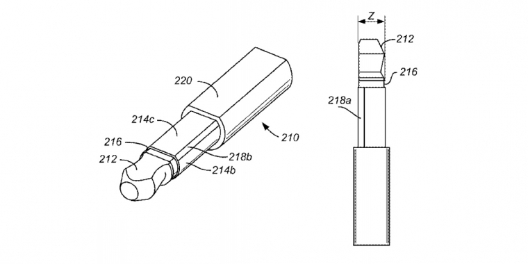 Der neue Stecker von Apple in D-Form kann auch flexibel sein.