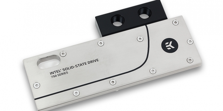 EK-FC I750 SSD: EKWB verpasst Intel SSD 750 einen Fullcover-Wasserkühler (4)