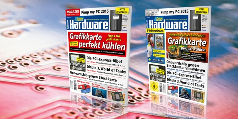 *Ab sofort im Handel* PCGH 12/2015: Onboard vs. Steckkarte & jede Grafikkarte besser kühlen. Kaufberatung CPUs, PCI-Express-Bibel, SATA- und M.2-SSDs. DVD-Vollversionen Die Siedler 6 & Rise of Venice 