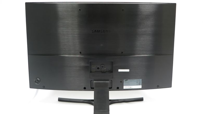 Samsung S32E590C: Rückansicht