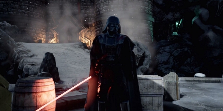 Unreal Engine 4: Ice-Lands-Demo mit Darth Vader