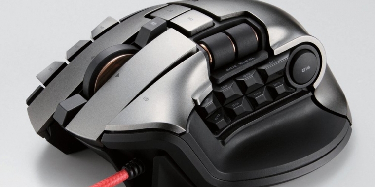 Elecom Dux MMO-Maus: 19 Tasten mit zweitem Scrollrad (2)