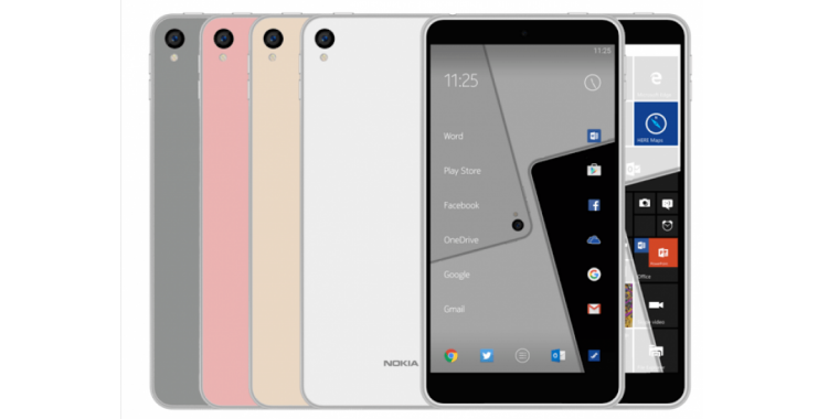 Nokia C1: Angeblich zwei Smartphones mit Windows 10 Mobile und Android (2)