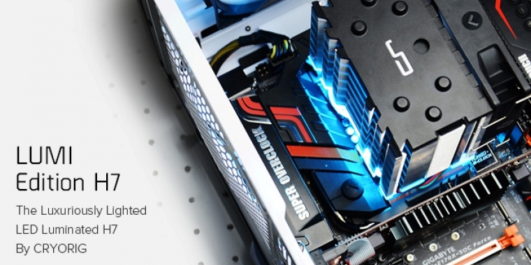 Cryorig H7 Lumi: CPU-Kühler mit RGB-Beleuchtung
