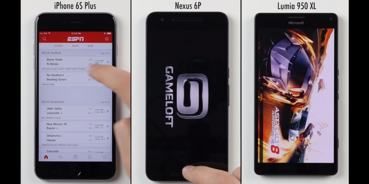Das iPhone 6s Plus gewinnt den Speed-Test von Phone Buff.