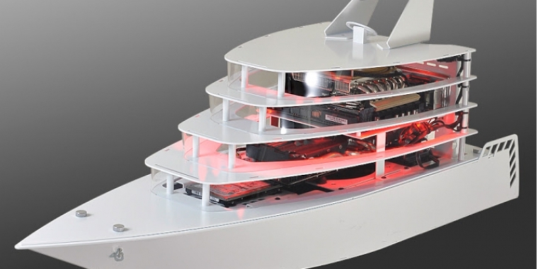 Mehr Modell als Gehäuse: Lian-Li veröffentlicht Tower im Gewand einer Yacht. (5)