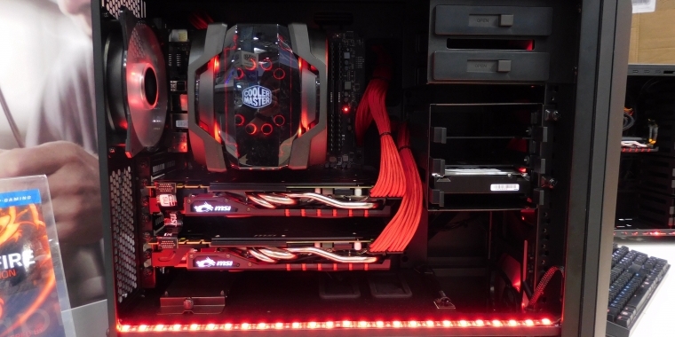 Cebit 2016 Cooler Master: Finaler Master Air Maker 8 im fast finalen Master Case Maker 5