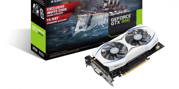 Die neue Asus Geforce GTX 950 2G kommt ohne zusätzlichen PCIe-Strom aus. (2)