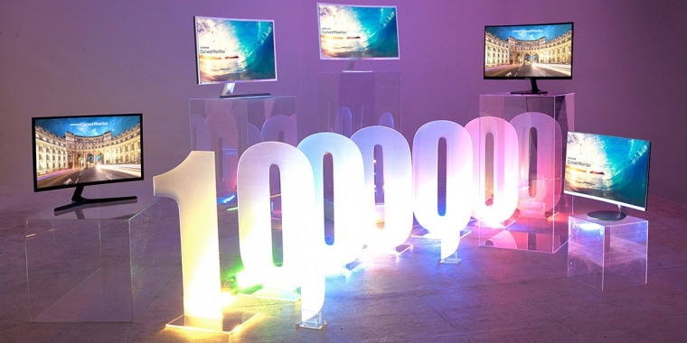 Samsung hat über eine Million Curved-Monitore verkauft