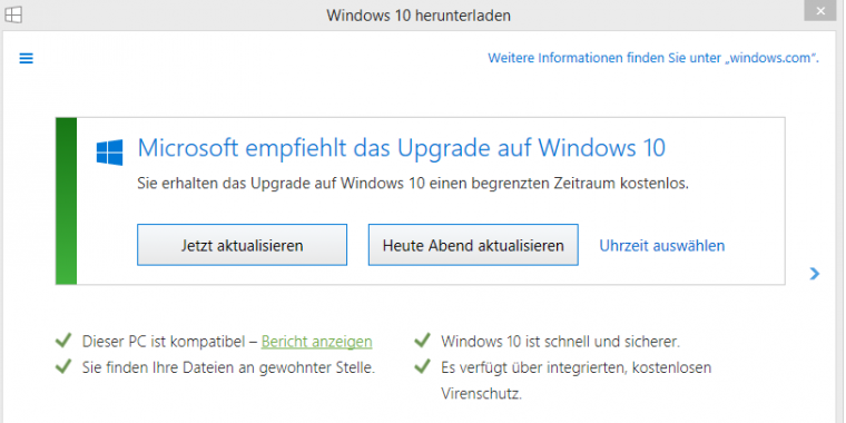 Windows-10-Upgrade: Frau erstreitet vor Gericht 10.000 USD