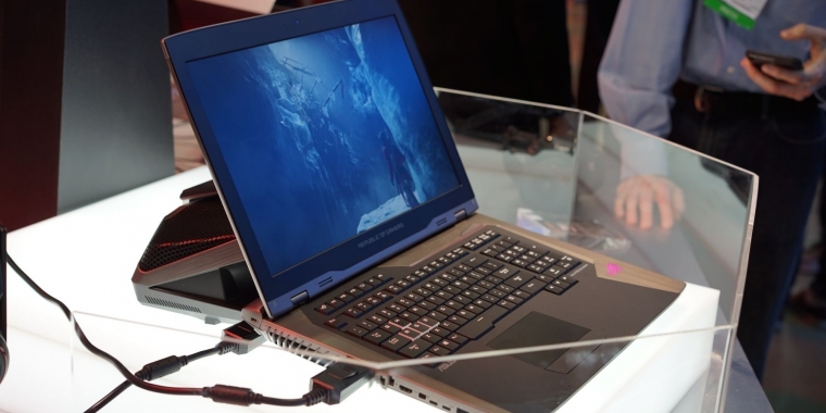 Asus GX800: 18,4-Zoll-Notebook mit zwei Geforce GTX 1080 angekündigt (7)