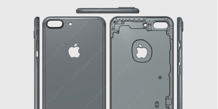 iPhone 7 Plus: Rendering soll Dual-Kamera und fehlende Klinkenbuchse bestätigen