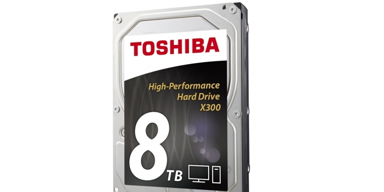 Toshiba hat seine erste Festplatte mit 8 TByte Kapazität vorgestellt.